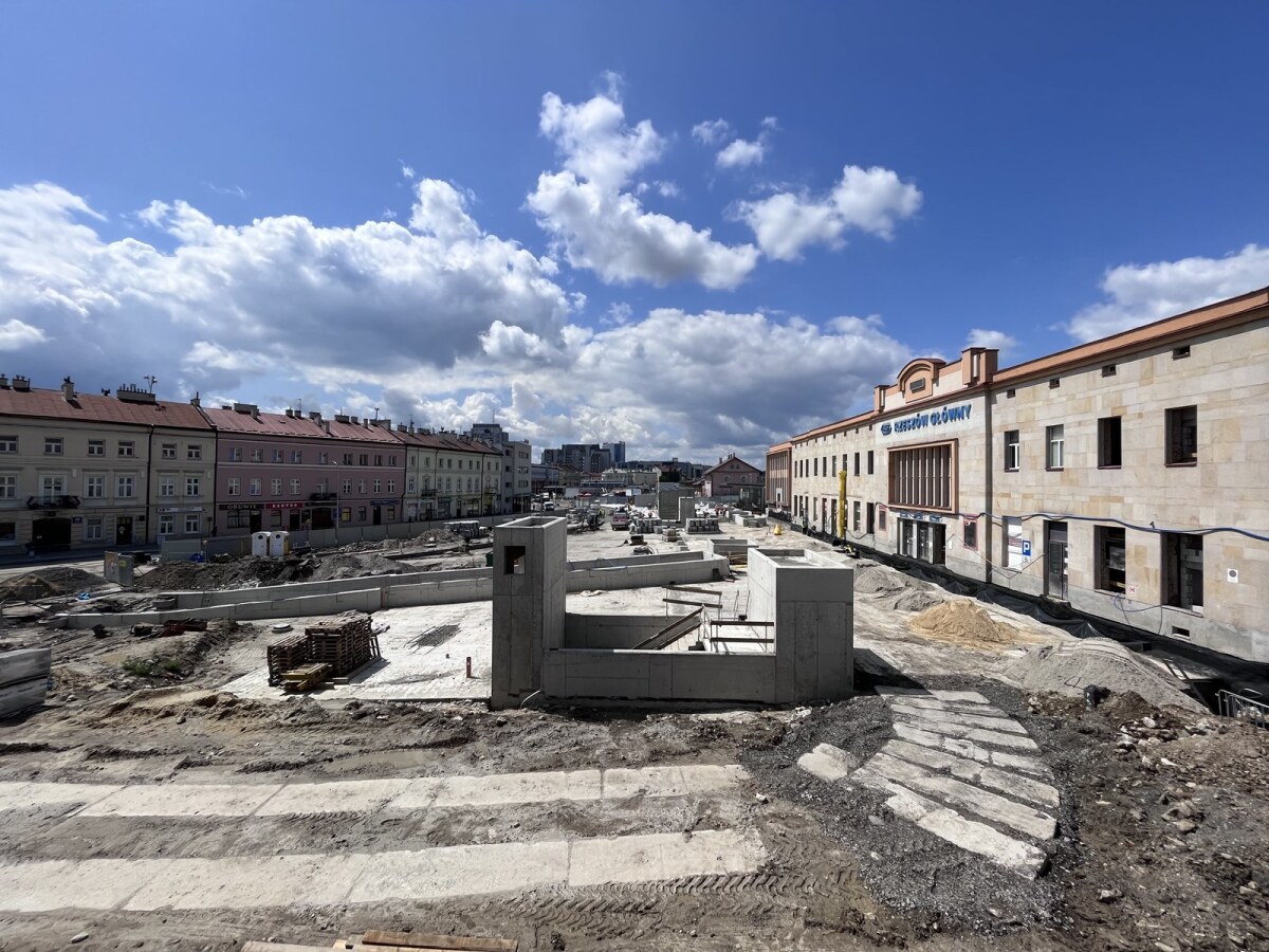 Budowa Rzeszowskiego Centrum Komunikacyjnego [lipiec 2023]